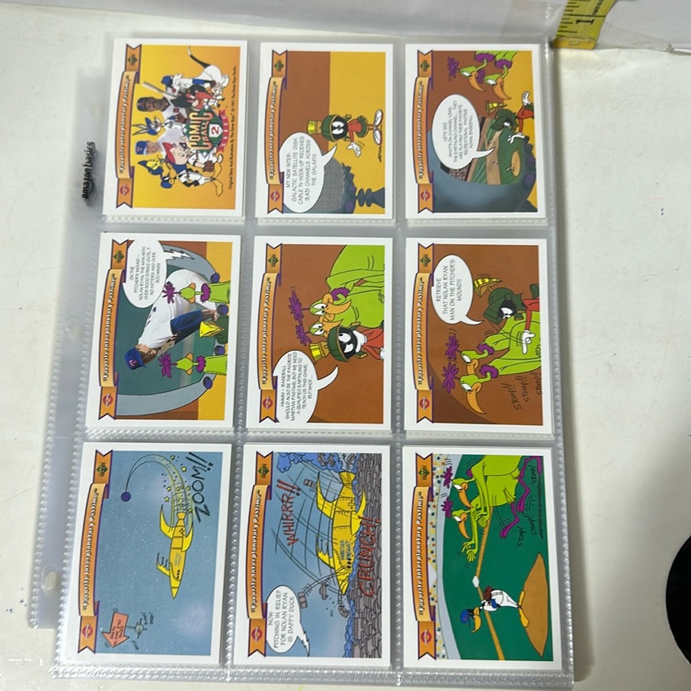 Looney Tunes Baseball Cards. All most a complete Set. Missing 3 Cards.